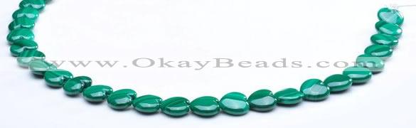 CMN117 15.5 inches 16*16mm heart natural malachite beads