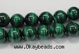 CMN153 AA grade 12mm round natural malachite beads Wholesale