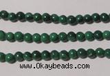 CMN200 15.5 inches 2mm round natural malachite beads wholesale