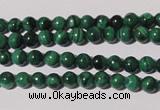 CMN202 15.5 inches 4mm round natural malachite beads wholesale