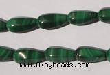 CMN230 15.5 inches 7*15mm faceted teardrop natural malachite beads