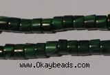 CMN236 15.5 inches 5*7mm heishi natural malachite beads wholesale