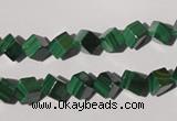 CMN246 15.5 inches 6*6mm cube natural malachite beads wholesale