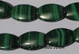 CMN268 15.5 inches 13*18mm flat drum natural malachite beads wholesale