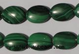 CMN273 15.5 inches 12*16mm oval natural malachite beads wholesale