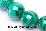 CMN28 AB grade 16mm round natural malachite beads Wholesale