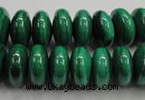 CMN401 15.5 inches 5*8mm rondelle natural malachite beads wholesale