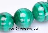 CMN41 AB grade 12mm round natural malachite beads Wholesale