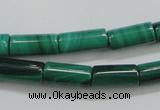 CMN410 15.5 inches 4*9mm tube natural malachite beads wholesale