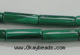 CMN411 15.5 inches 4*13mm tube natural malachite beads wholesale