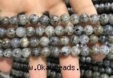 CMQ102 15.5 inches 8mm round moss quartz beads wholesale