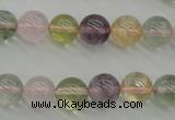 CMQ303 15.5 inches 10mm round multicolor quartz gemstone beads