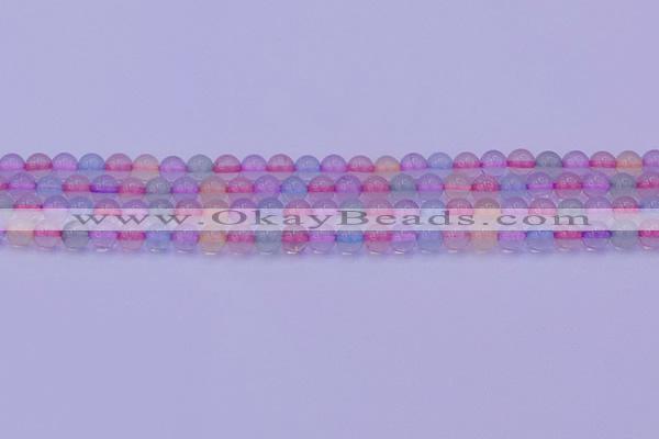 CMQ331 15.5 inches 6mm round colorful quartz beads wholesale