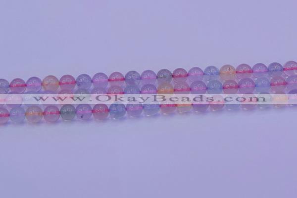 CMQ332 15.5 inches 8mm round colorful quartz beads wholesale