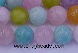 CMQ343 15.5 inches 10mm round mixed quartz gemstone beads