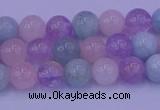 CMQ351 15.5 inches 6mm round mixed quartz beads wholesale