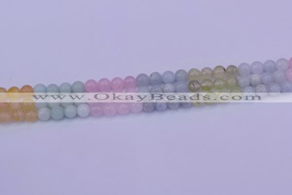 CMQ361 15.5 inches 6mm round rainbow quartz beads wholesale