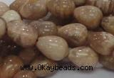 CMS10 15.5 inches 10*14mm teardrop moonstone gemstone beads wholesale