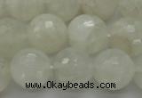 CMS1045 15.5 inches 14mm faceted round A grade white moonstone beads