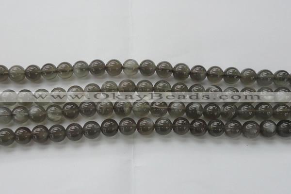 CMS1072 15.5 inches 8mm round grey moonstone beads wholesale