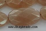 CMS1110 15.5 inches 20*30mm faceted oval moonstone gemstone beads