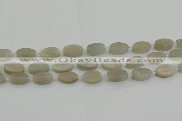 CMS1141 15.5 inches 12*20mm oval moonstone gemstone beads