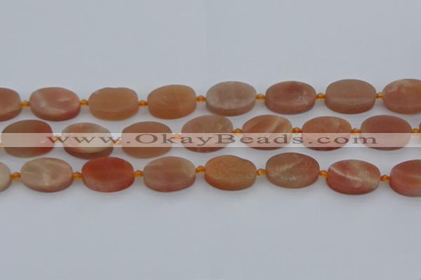 CMS1151 15.5 inches 15*22mm oval moonstone gemstone beads