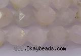 CMS1156 15.5 inches 12mm faceted nuggets white moonstone beads