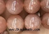 CMS1477 15.5 inches 10mm round moonstone beads wholesale