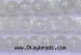 CMS1485 15.5 inches 4mm round white moonstone beads wholesale