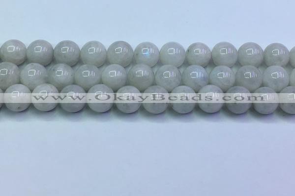 CMS1493 15.5 inches 12mm round white moonstone beads wholesale