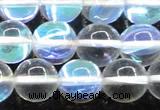 CMS1504 15.5 inches 12mm round synthetic moonstone beads wholesale