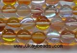 CMS1532 15.5 inches 8mm round synthetic moonstone beads wholesale