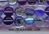 CMS1573 15.5 inches 10mm round synthetic moonstone beads wholesale