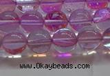 CMS1592 15.5 inches 8mm round synthetic moonstone beads wholesale