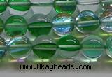 CMS1602 15.5 inches 8mm round synthetic moonstone beads wholesale