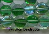 CMS1603 15.5 inches 10mm round synthetic moonstone beads wholesale