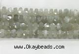 CMS1656 15.5 inches 6*10mm - 8*11mm faceted tyre moonstone beads