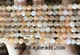 CMS1715 15.5 inches 6mm faceted round rainbow moonstone beads