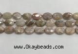 CMS1802 15.5 inches 15*20mm faceted oval AB-color moonstone beads