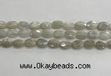 CMS1806 15.5 inches 8*12mm faceted oval AB-color moonstone beads