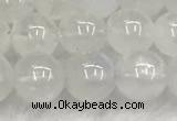 CMS1907 15.5 inches 8mm round white moonstone gemstone beads