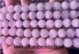 CMS1918 15.5 inches 12mm round white moonstone beads wholesale