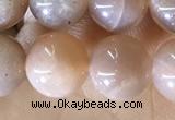 CMS1931 15.5 inches 8mm round moonstone beads wholesale