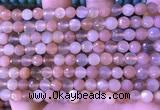 CMS1954 15.5 inches 6mm faceted round rainbow moonstone beads