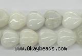 CMS212 15.5 inches 12*12mm heart moonstone gemstone beads wholesale