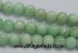 CMS403 15.5 inches 8mm round green moonstone beads wholesale