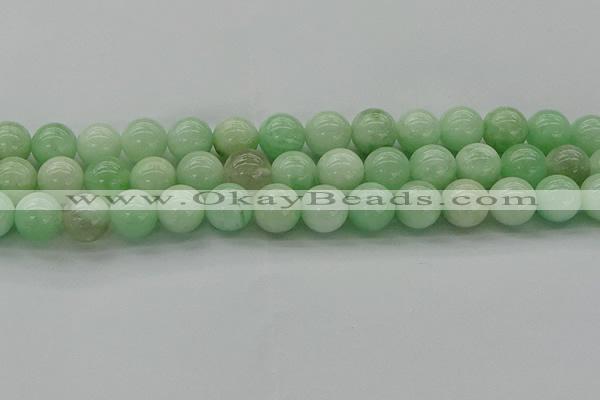 CMS413 15.5 inches 10mm round green moonstone beads wholesale