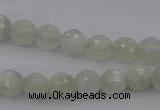 CMS452 15.5 inches 6mm faceted round white moonstone gemstone beads