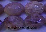 CMS586 15.5 inches 13*18mm faceted oval moonstone gemstone beads